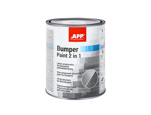 APP Bumper Paint 2 in 1 Peinture structurante 1k pour plastique NOIR
