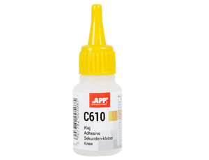 APP C610 Colle cyanocrylate glue pour caoutchouc, matières plastiques et métal