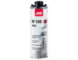 APP W100 WAX Matière à base de cire avec propriétés antirouille pour protection de châssis et éléments de carrosserie
