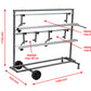 NTools SPM 3 Chariot de marouflage pour 3 rouleaux de papier de 30 à 90cm kraft