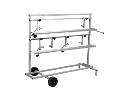 NTools SPM 3 Chariot de marouflage pour 3 rouleaux de papier de 30 à 90cm kraft