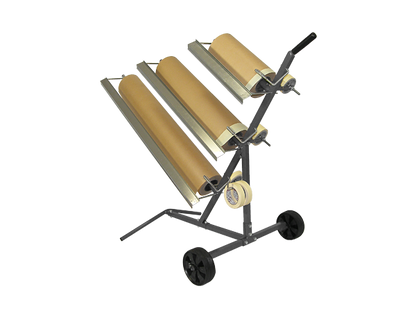 NTools SPMU 3 Chariot de marouflage pour 3 rouleaux de papier de 30 à 90cm