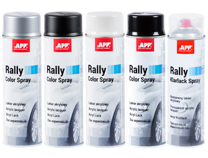 APP Rally Color Spray bombe Peinture et vernis acrylique