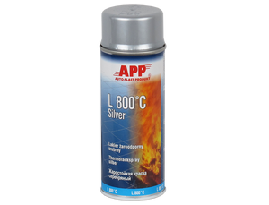 APP L 800°C Silver Spray  Peinture haute température en aérosol gris jante