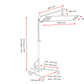 NTools LC 1050 2.0  Abat-jour sur un support lumière atelier carrosserie