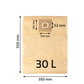 NTools WF 30 Sac à poussière en papier pour VC 30Eco