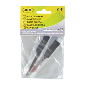 RECHANGE 5 SCIE DE 32 DENTS POUR FER JBM