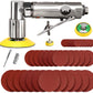 Ponceuse Pneumatique 75mm + lot abrasifs