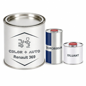 kit Peinture Brillant direct Brillant Blanc Renault 369 + Durcisseur + Diluant