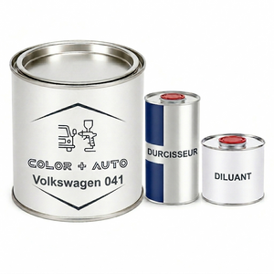 kit Peinture Brillant direct Brillant Noir Volkswagen 041 + Durcisseur + Diluant
