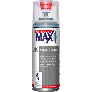 Aérosol apprêt acrylique 2K gris Spray Max 400ml